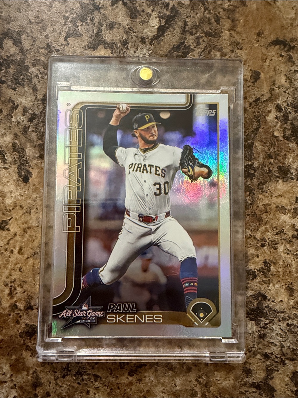 Topps Paul Skenes Pittsburgh Pirates Card - White, Black, Gold